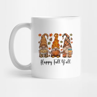 Pumpkin Gnomes Fall Autumn Cute Halloween Thanksgiving Funny Shirt Mug